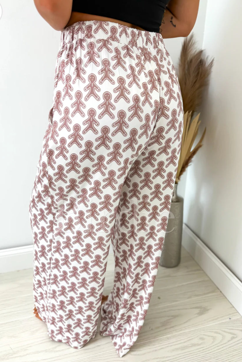 BIRDIE PREORDER Gingercream Dreams Pajama Pants with Satin Bow