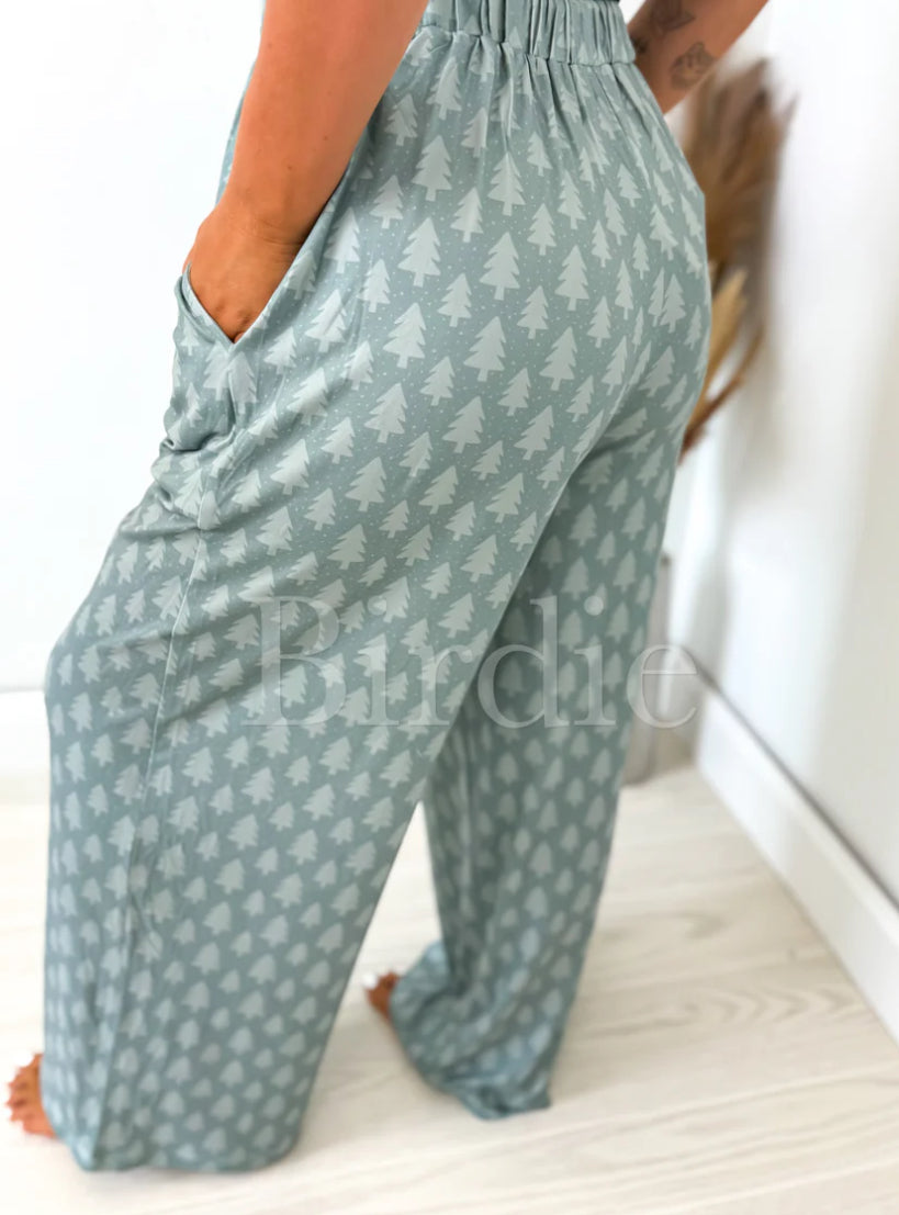 BIRDIE PREORDER Twinkle Tree Pajama Pants with Satin Bow