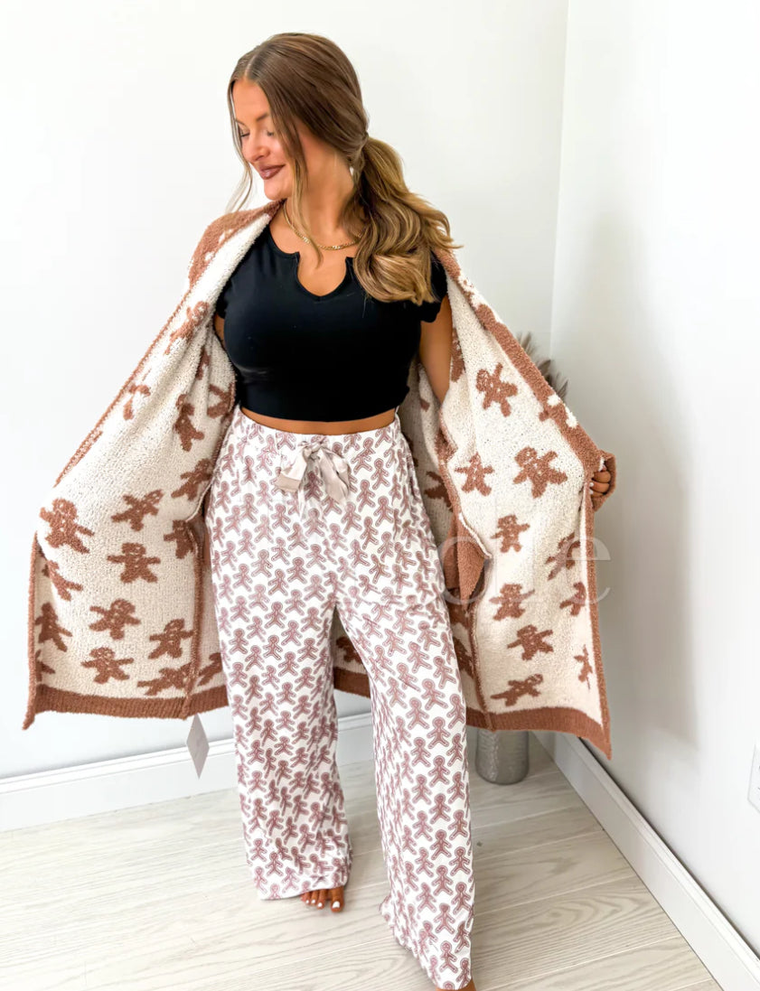BIRDIE PREORDER Gingerbread Snuggle Reversible Cardigan