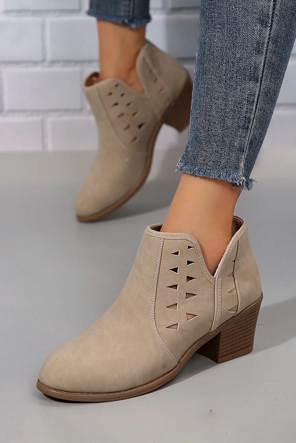 parchment boots