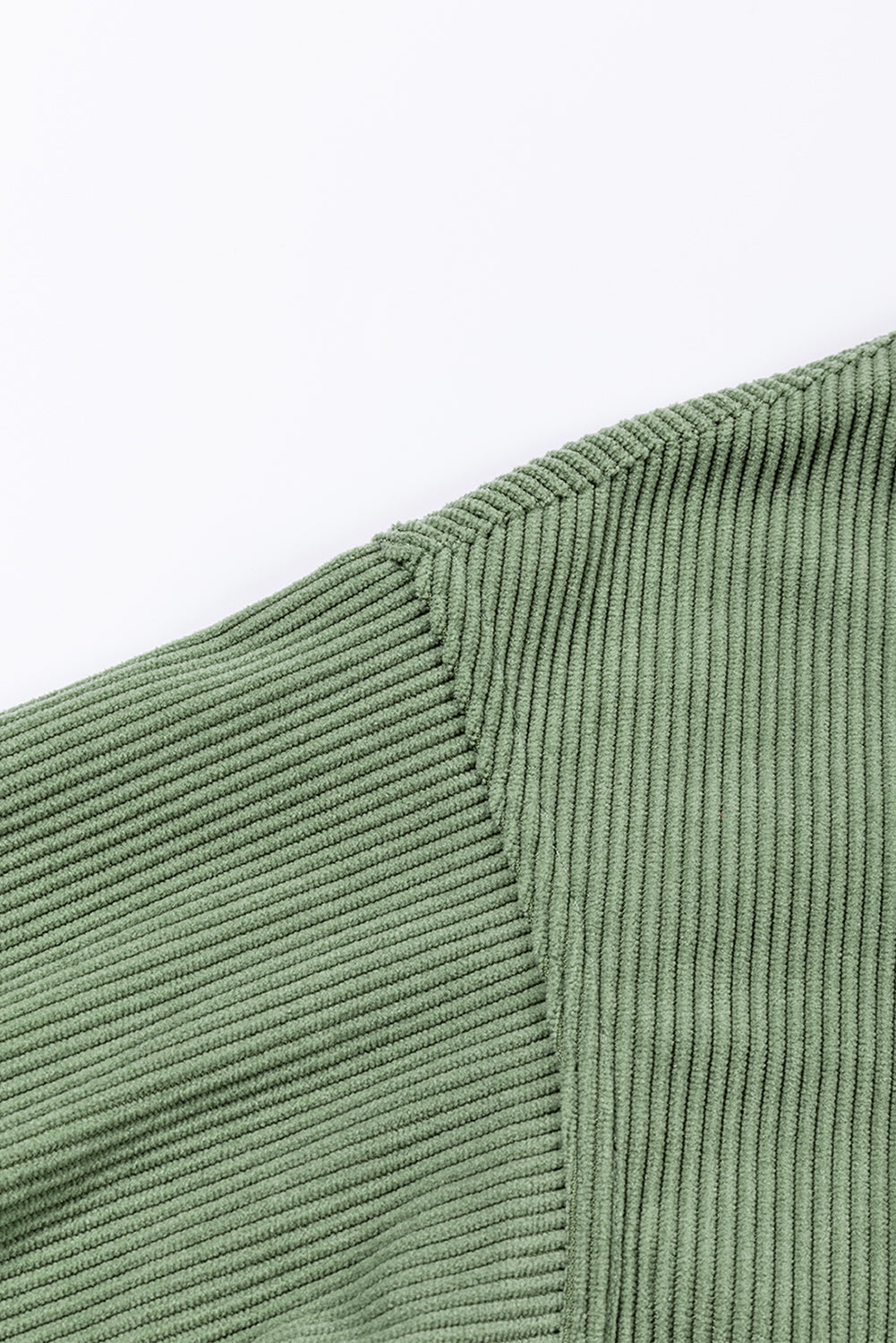 Ribbed Corduroy Oversized Sweatshirt