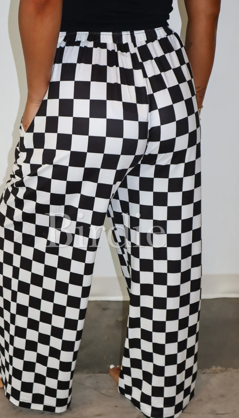 Black & White checkered pants