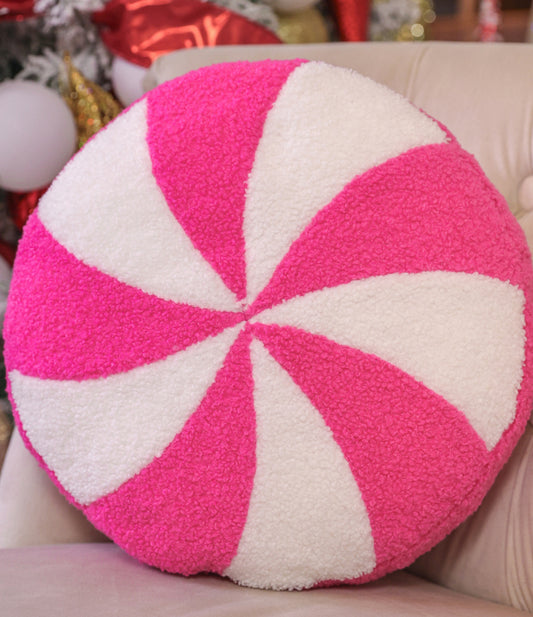 Pink Peppermint Pillow - PreOrder