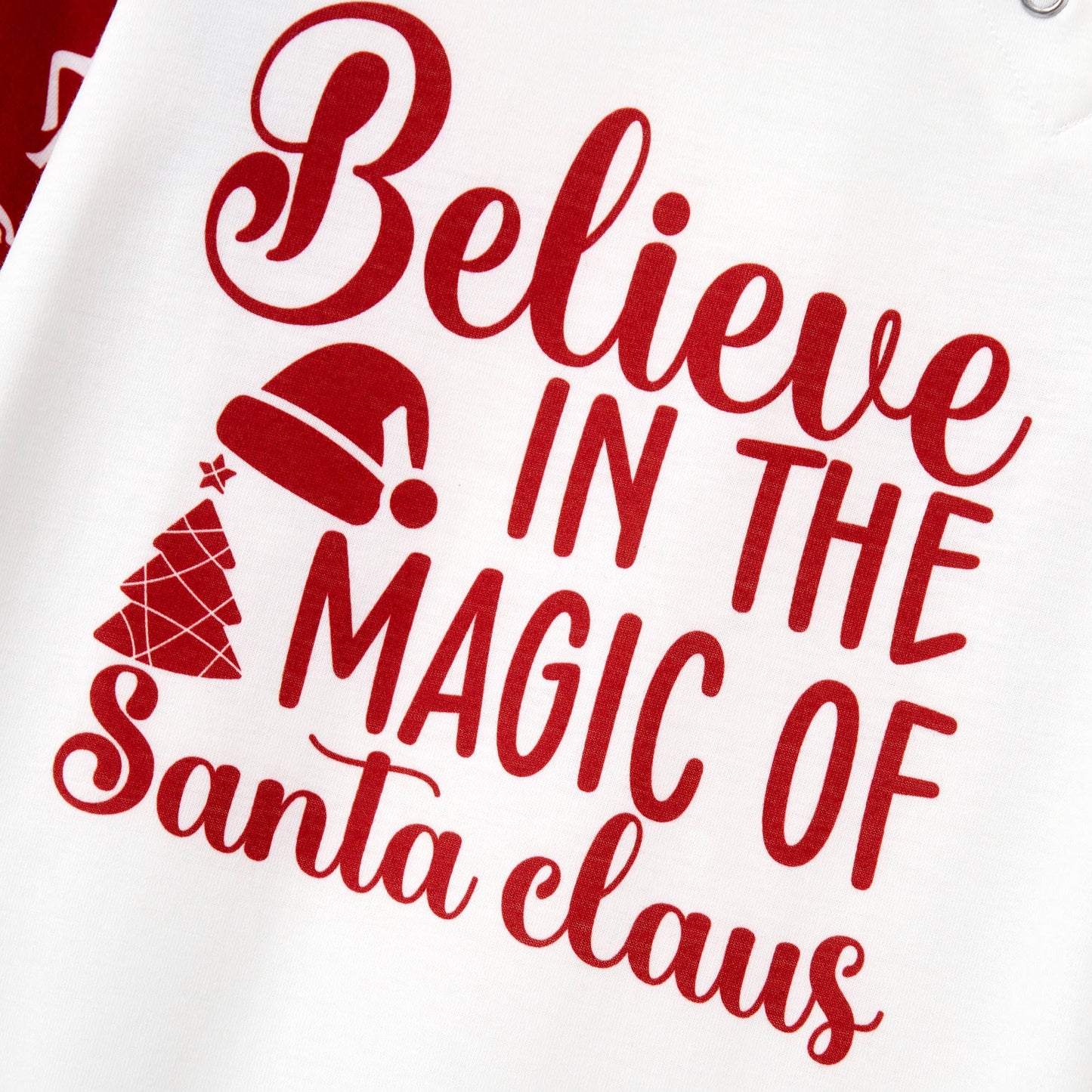 Christmas Believe in the Magic Pajamas(Flame Resistant)