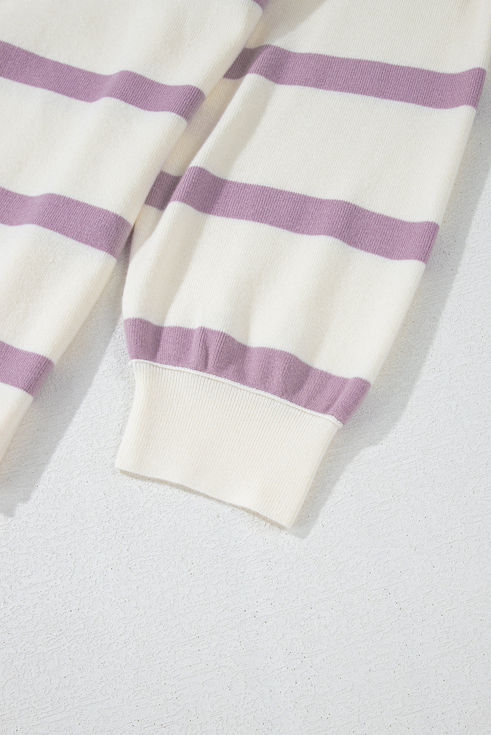 Light French Beige Colorblock Oversized Sweater