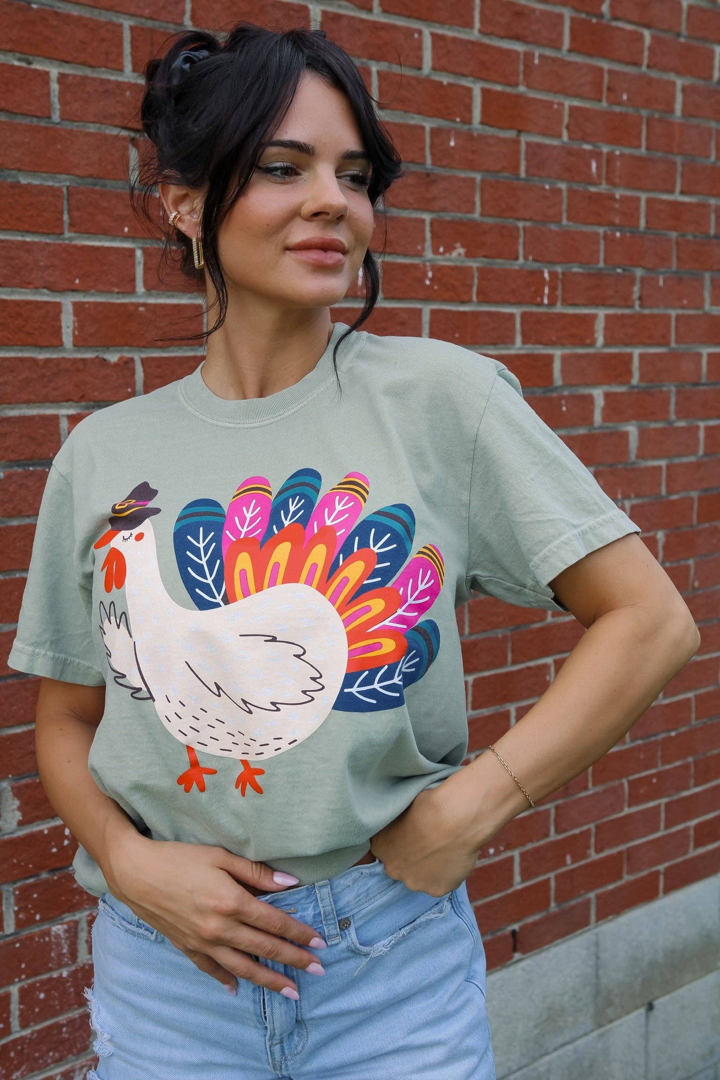 Ms Gobbleworth | Sandstone | Short Sleeve Tee