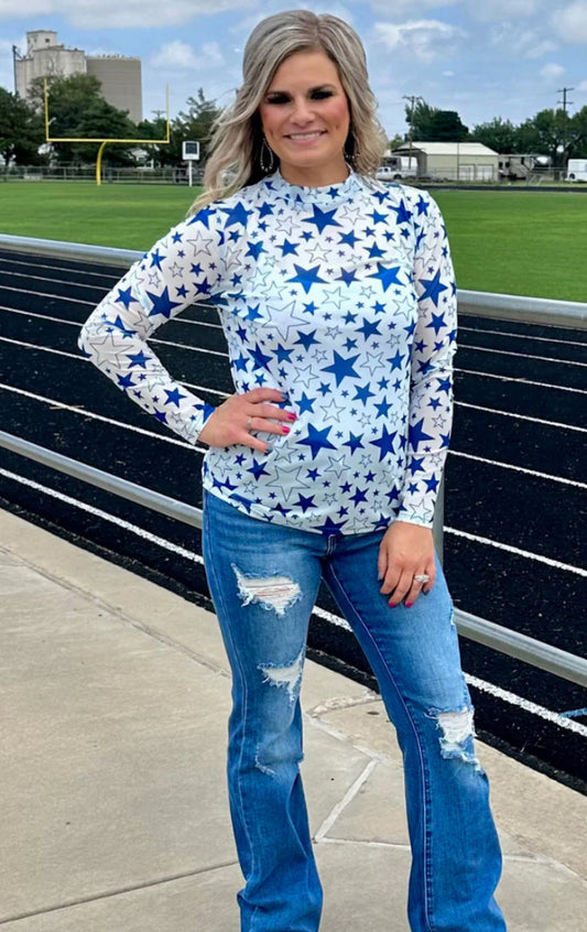 Go Team Go blue Mesh