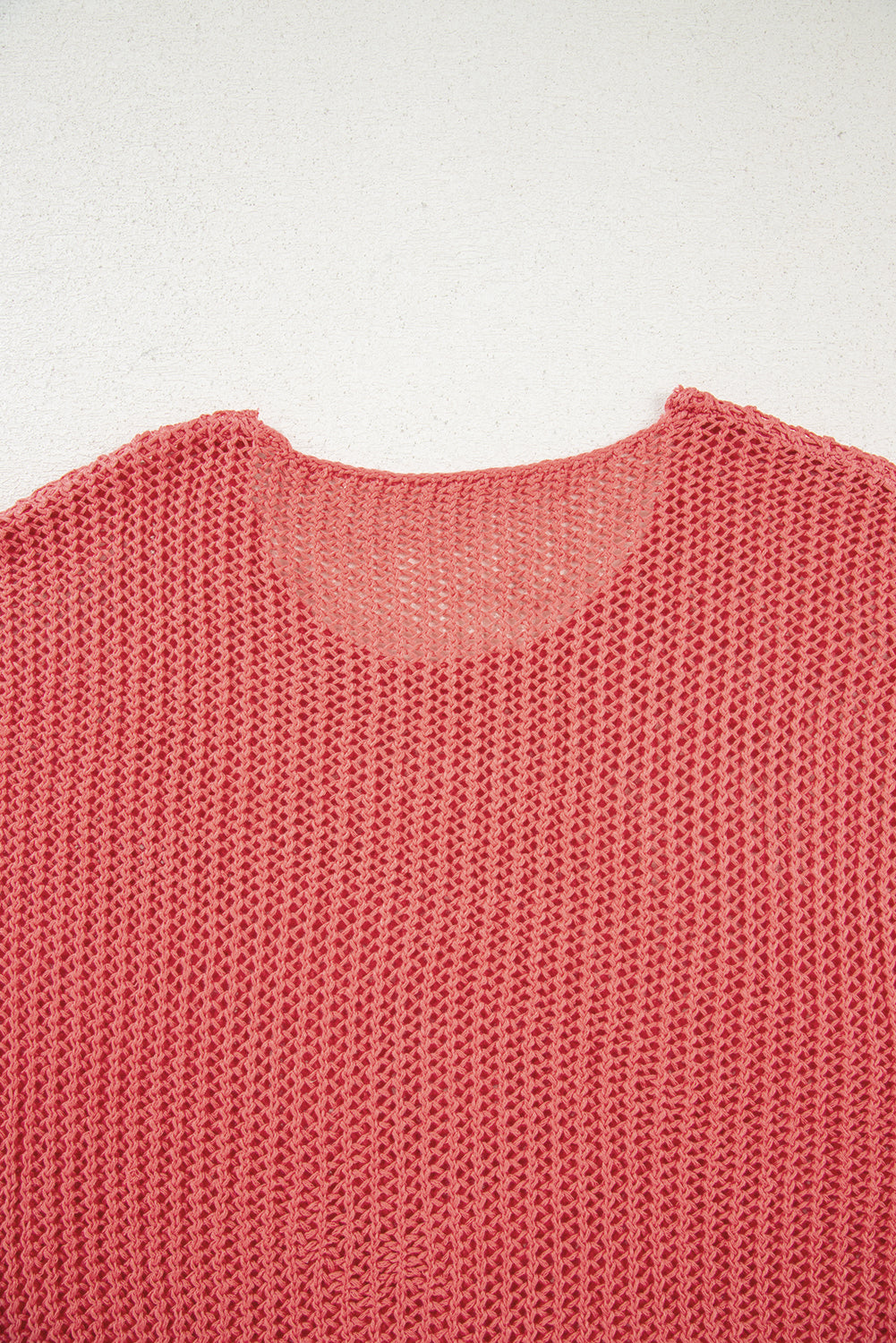 Black Crochet Hollow-out Jumper Top Sweater