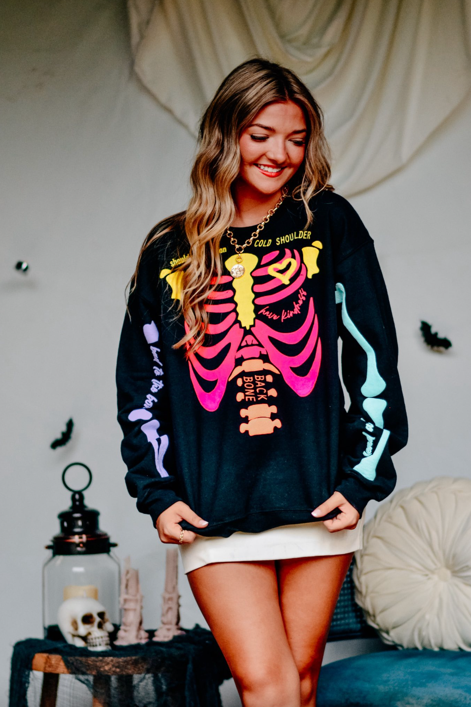 Neon Skelly Sweatshirt