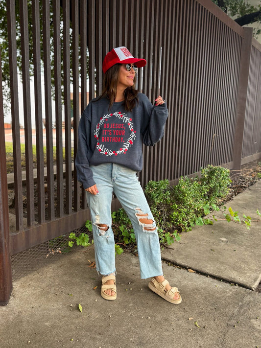 Go Jesus, It's Your Birthday sweatshirt