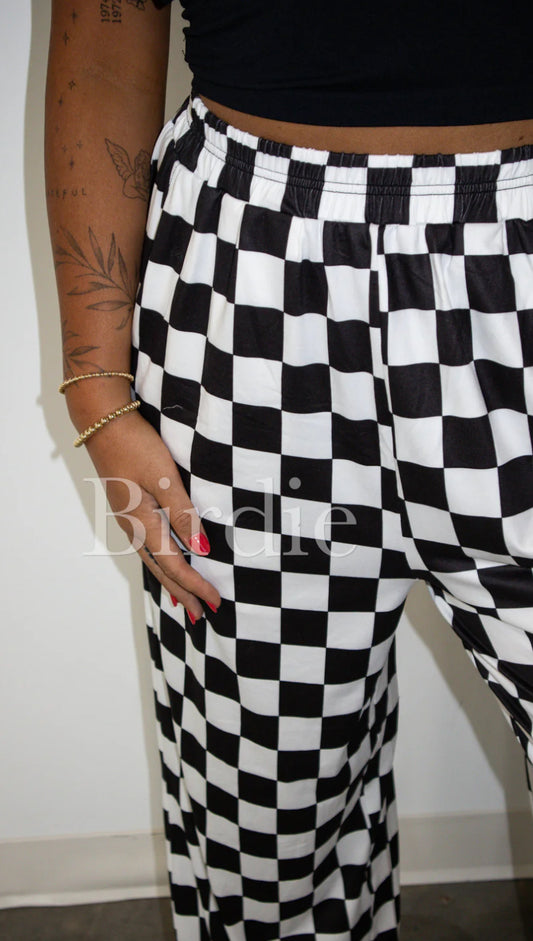 Black & White checkered pants