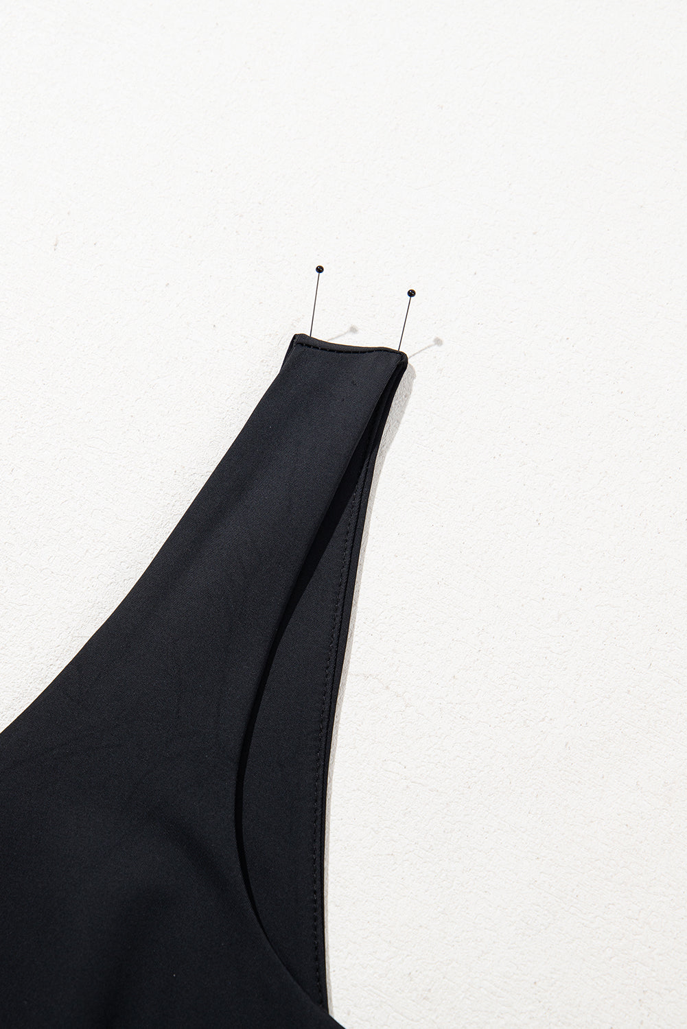 Myosotis Plain Sleeveless Loop Drawstring Cinched Waist Romper