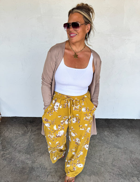 Haddie Floral Wide leg pants
