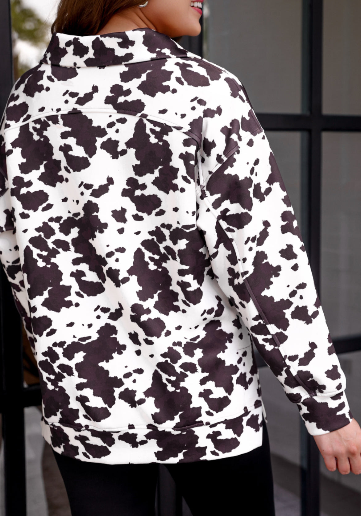 Everyday Pullover- Chocolate Cowhide couture