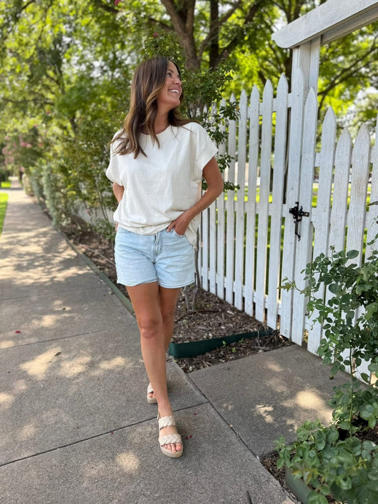 Clover Cap Sleeve Tee