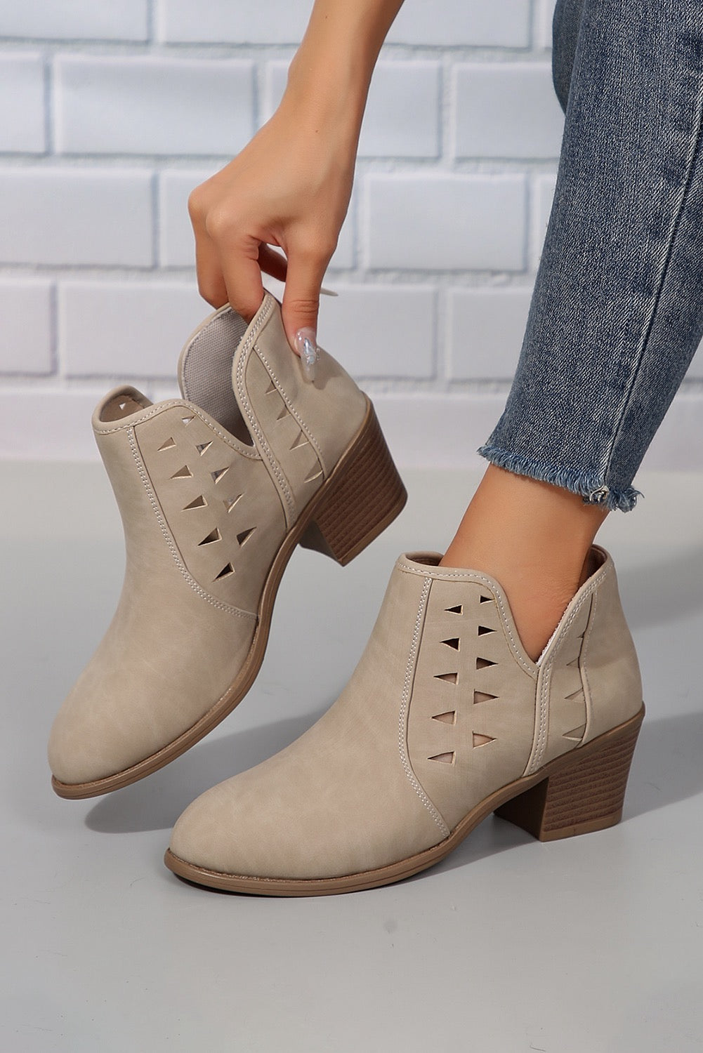 parchment boots