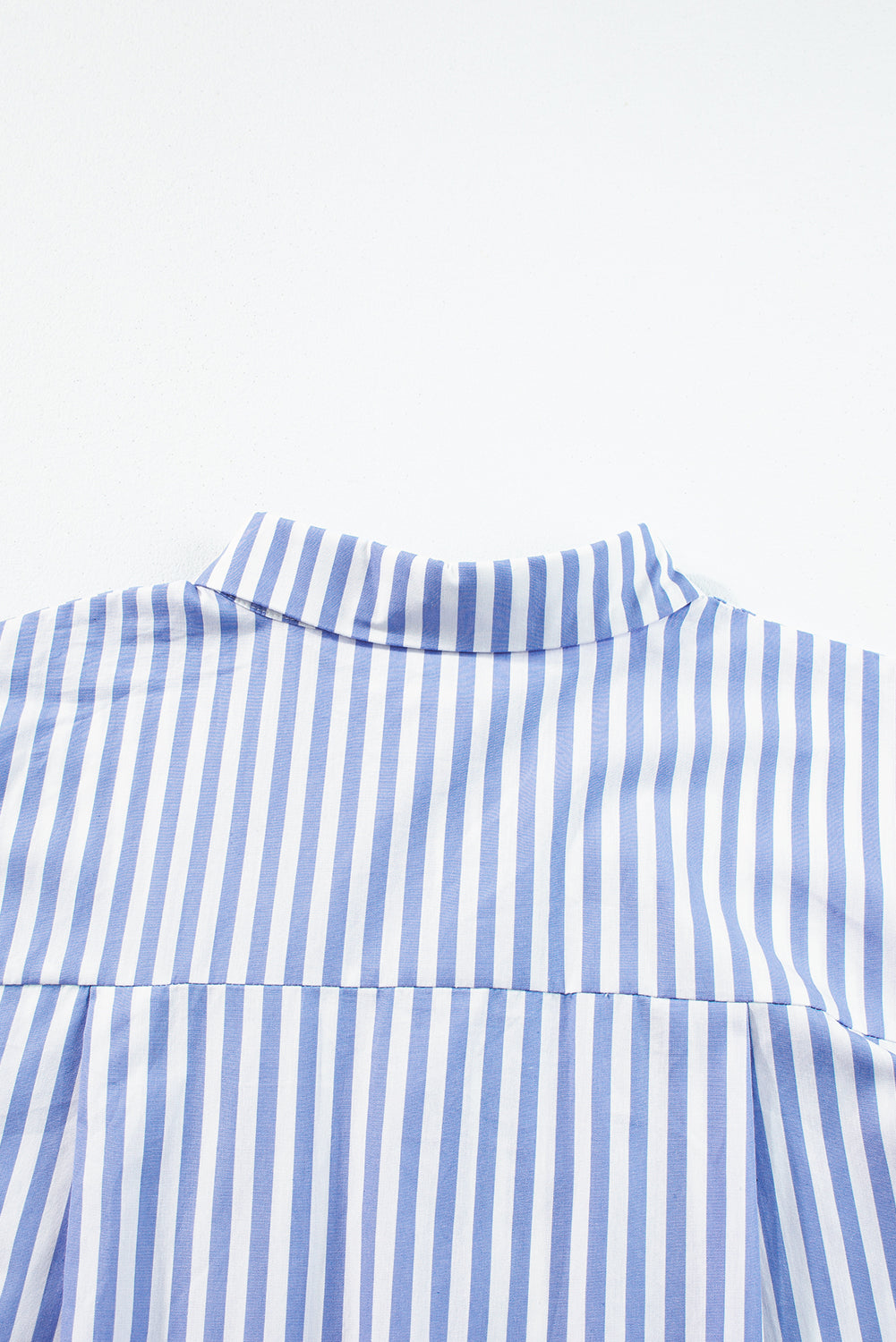Pink Stripe Dolman Sleeve Oversize Shirt