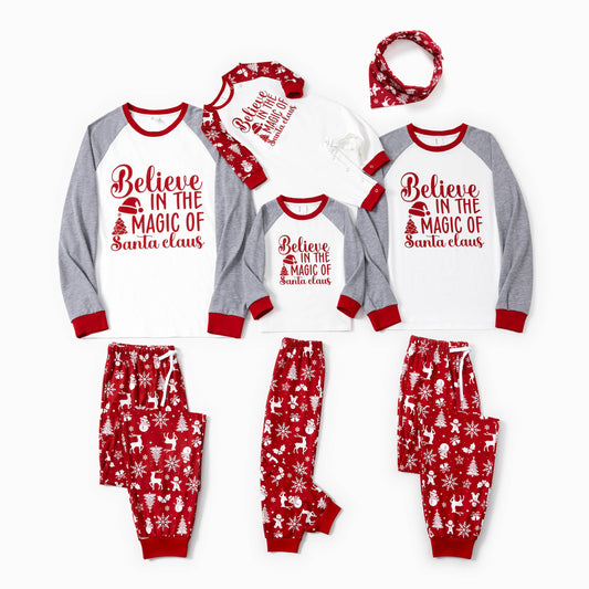 Christmas Believe in the Magic Pajamas(Flame Resistant)
