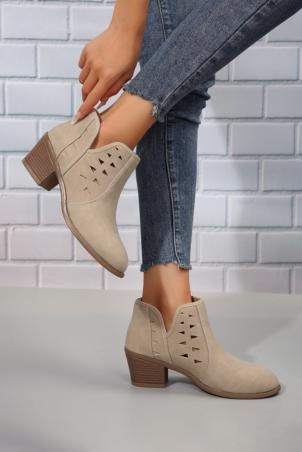 parchment boots