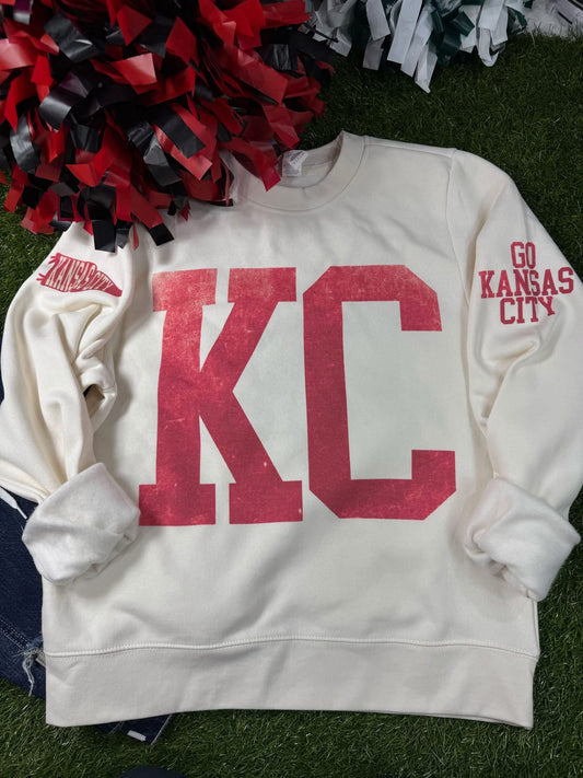 Distressed KC Sweatshirt