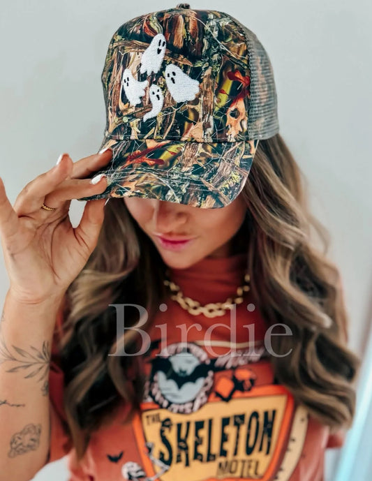 Embroidered Ghost Camo hat 👻 👻