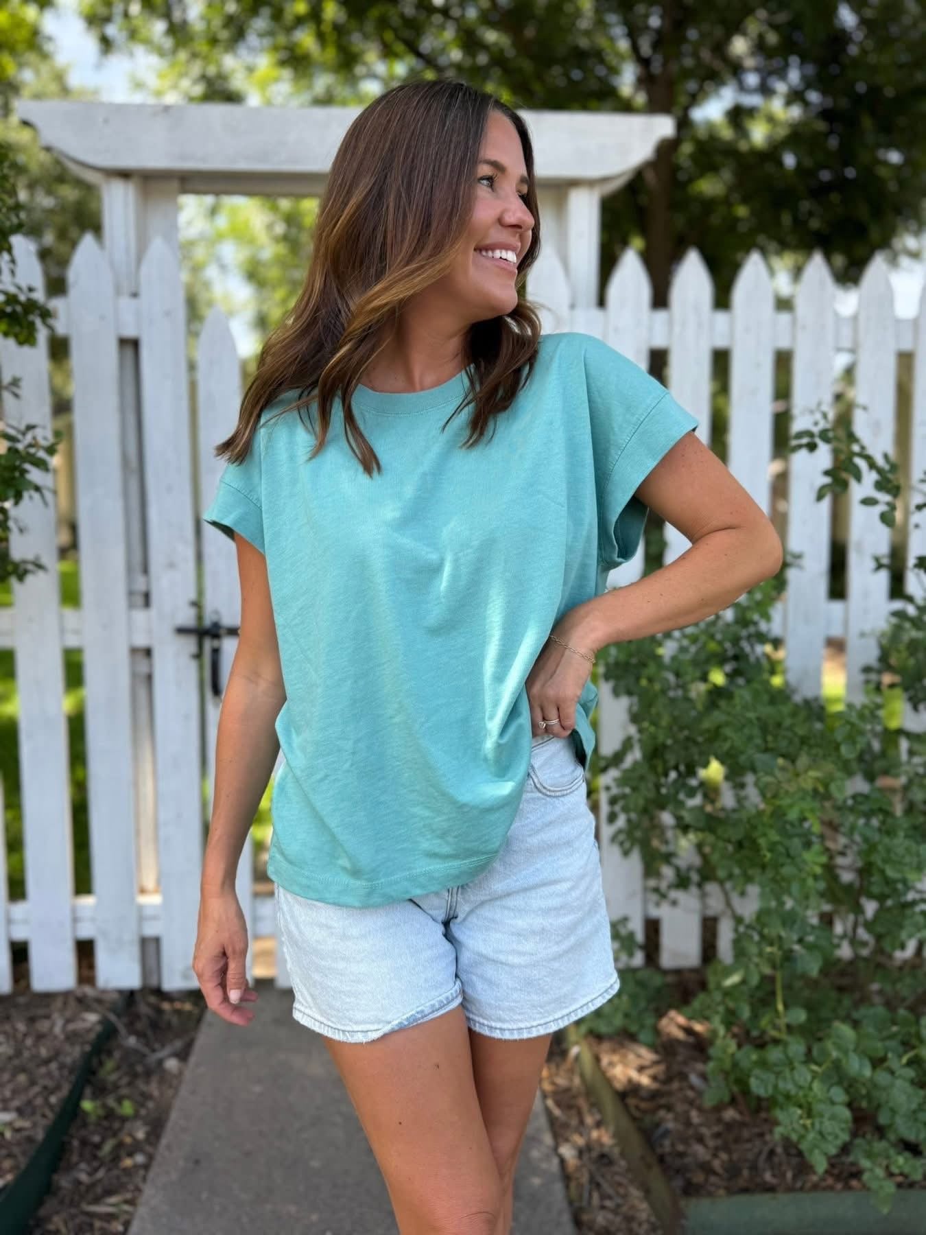 Clover Cap Sleeve Tee