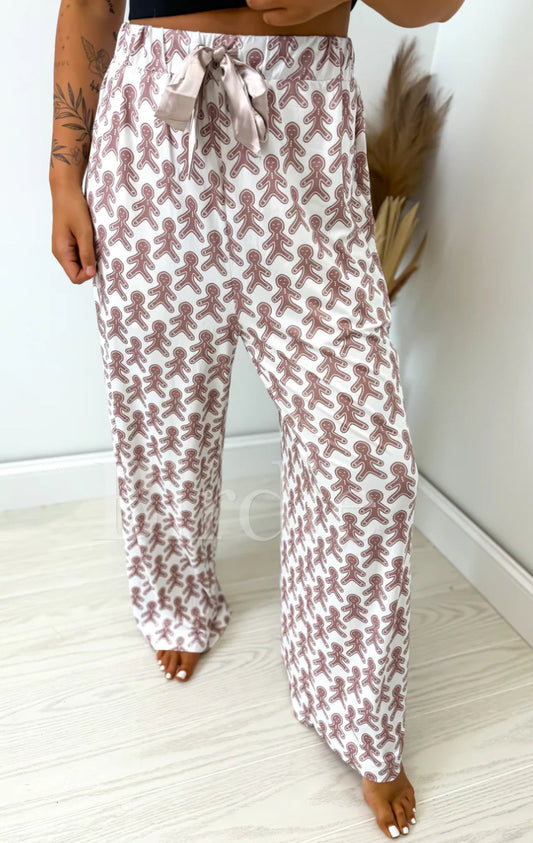 BIRDIE PREORDER Gingercream Dreams Pajama Pants with Satin Bow