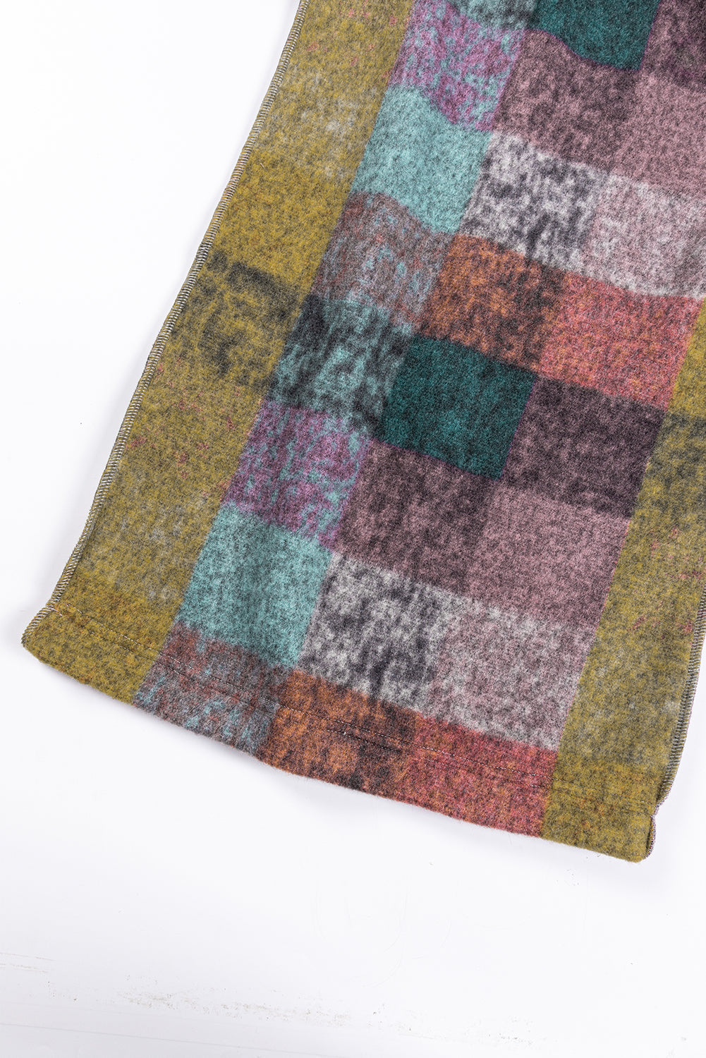 Multicolor Brushed Plaid Pocketed Oversize Shacket