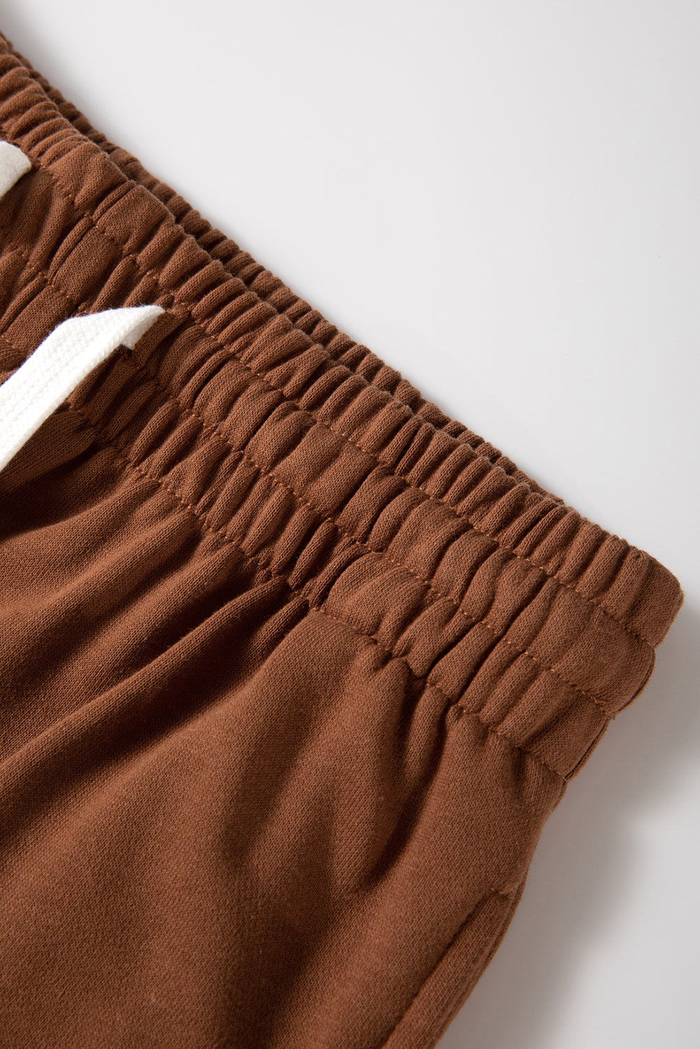 Black Stripe Drop Shoulder Pullover and Jogger Pants Set