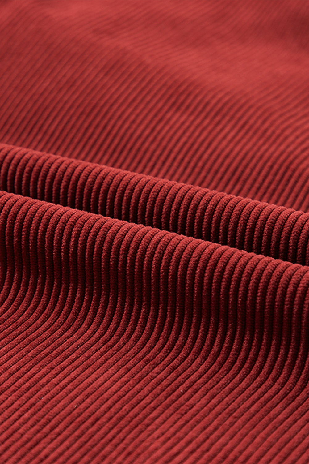 Ribbed Corduroy Oversized Sweatshirt