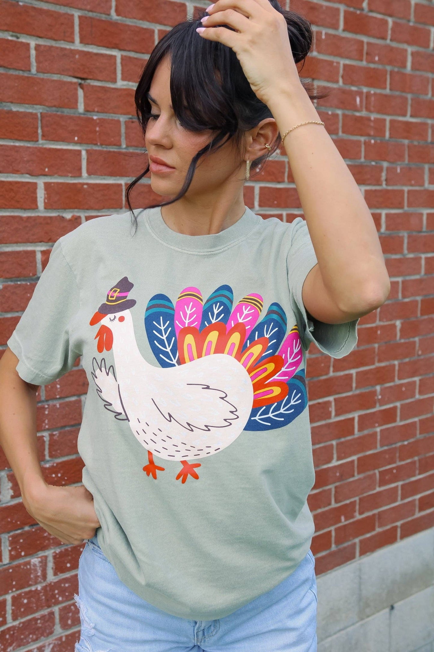 Ms Gobbleworth | Sandstone | Short Sleeve Tee