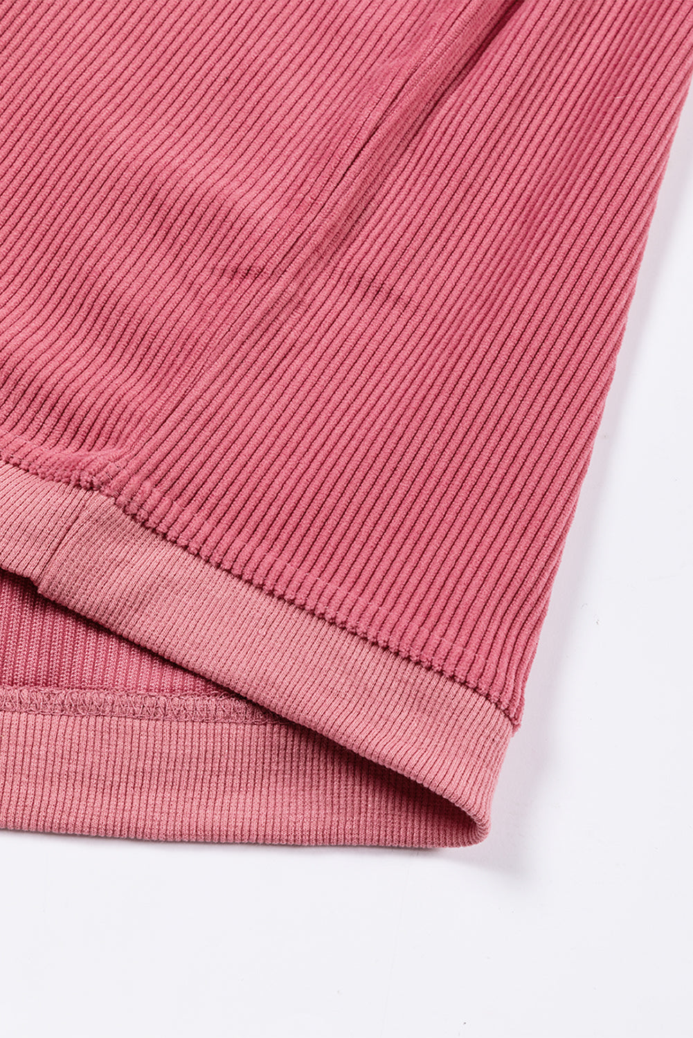 Ribbed Corduroy Oversized Sweatshirt